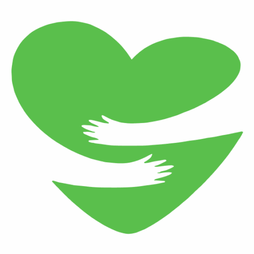 Icona del logo di Volus che raffigura un cuore verde abbracciato