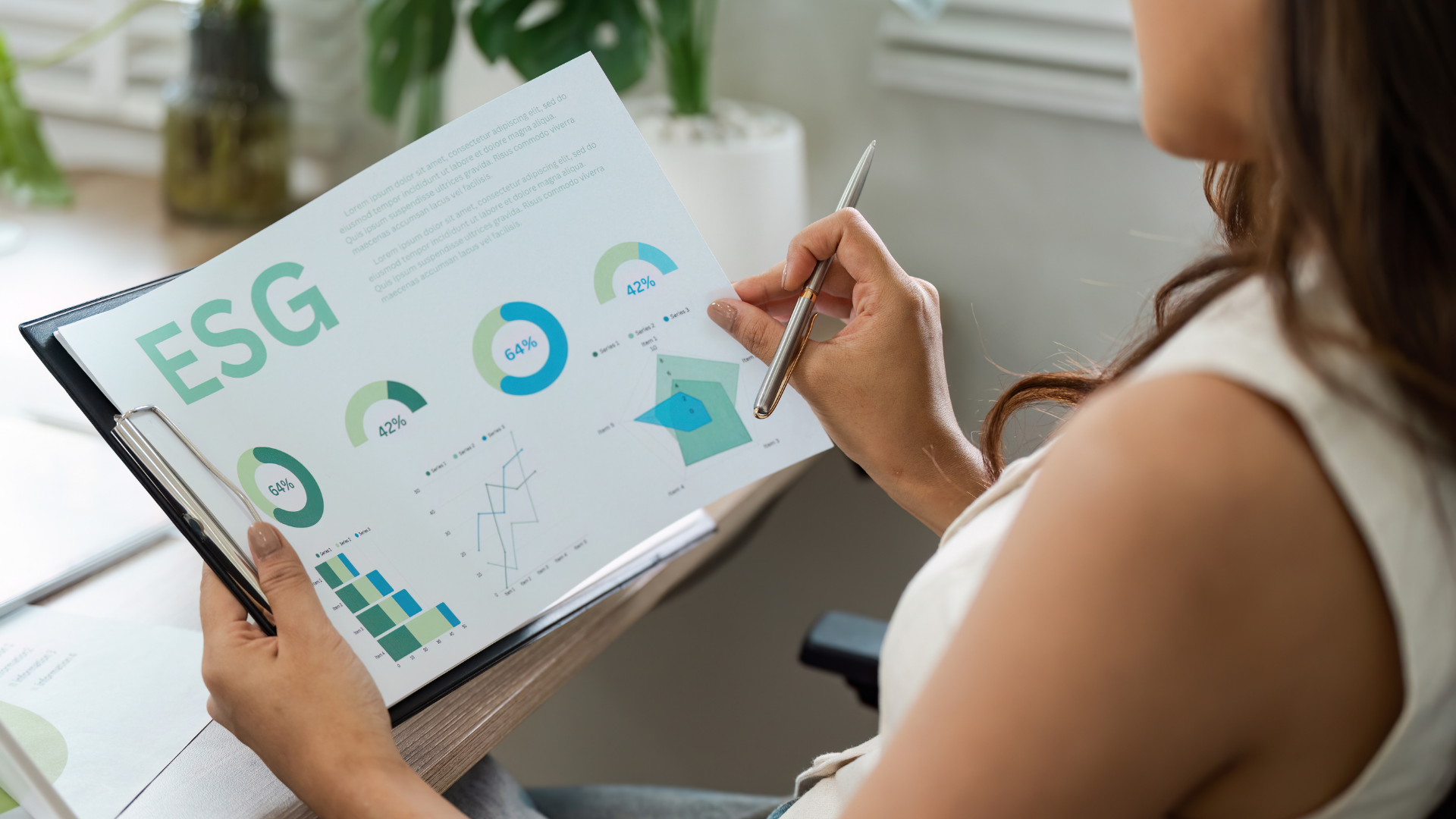 Report di sostenibilità e criteri ESG.